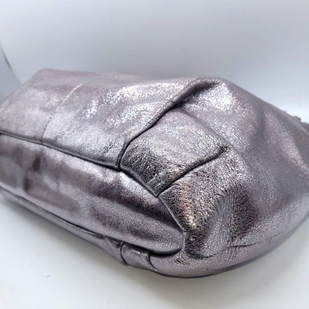 COACH Madison Metallic Leather Lindsey Large Bag - Picture 11 of 16
